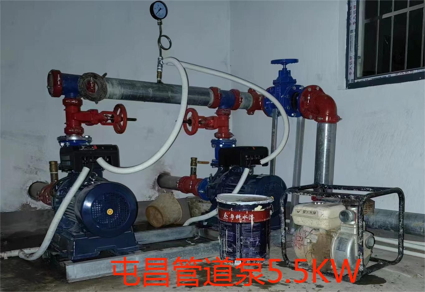 2023.10.14屯昌管道泵5.5KW