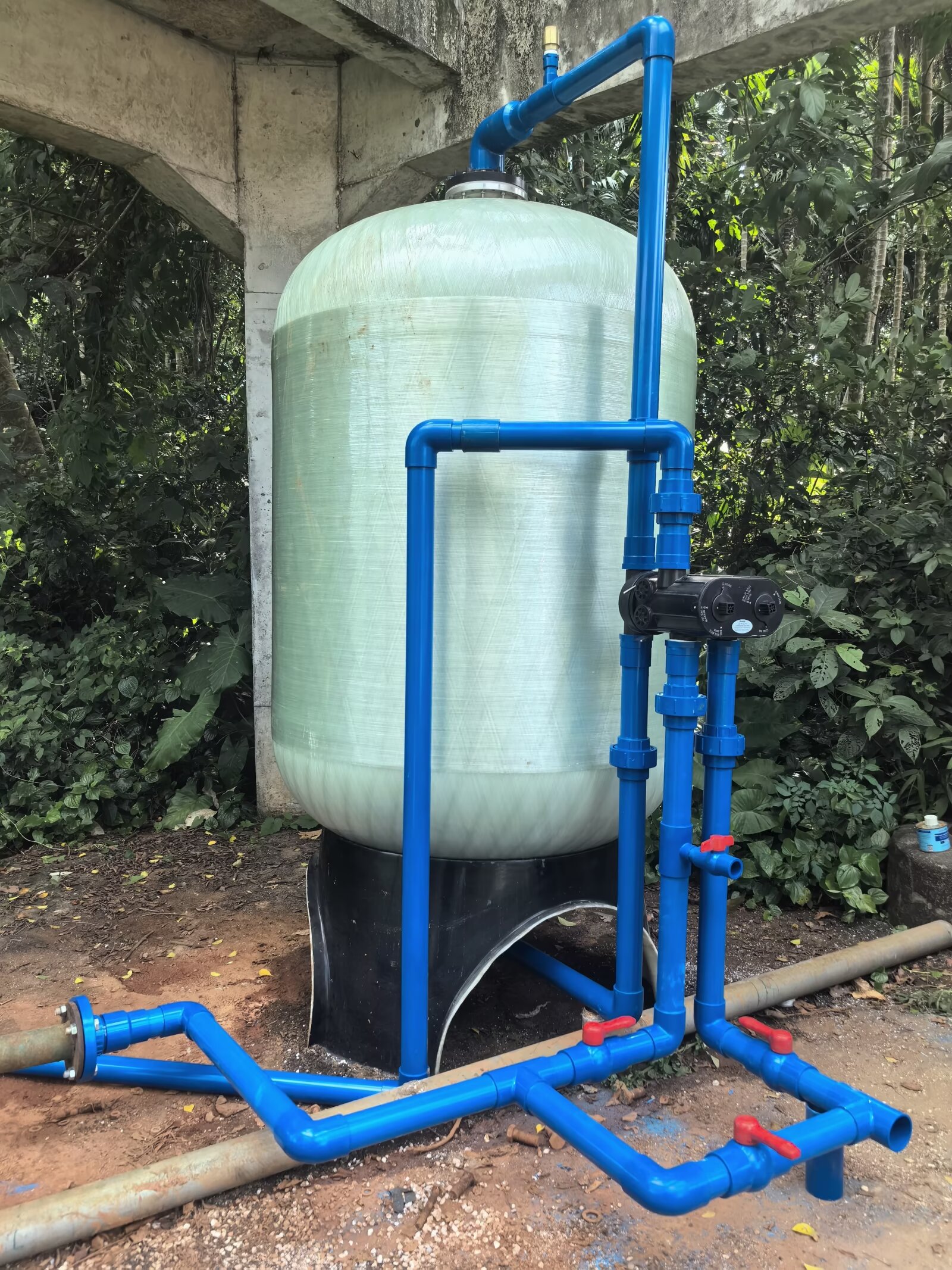 2024.8.3舊州白毛村除鐵除錳過濾清洗器